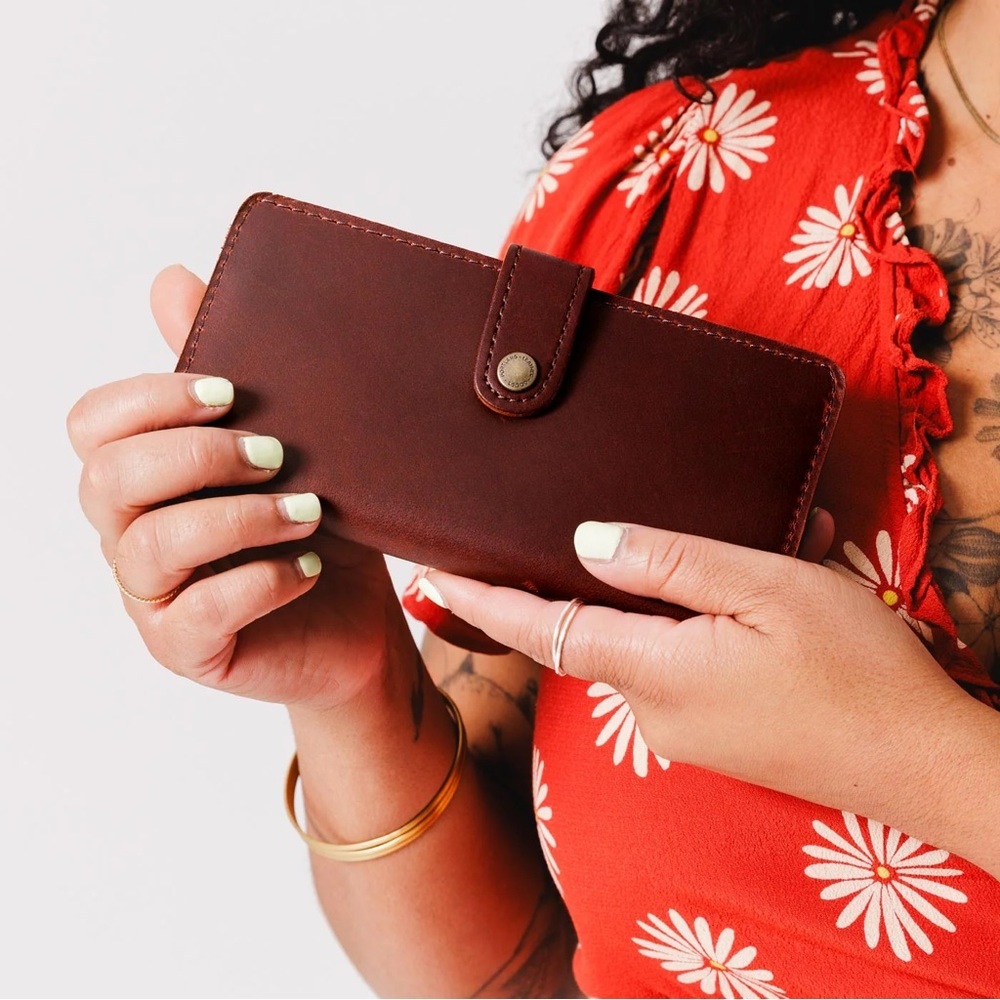 PORTLAND LEATHER Goods bifold leather wallet